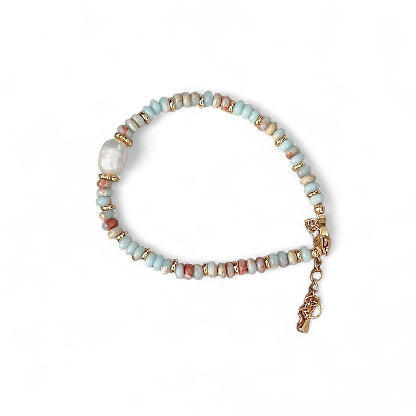 Vivid Colorful Nature Pearl Bracelet