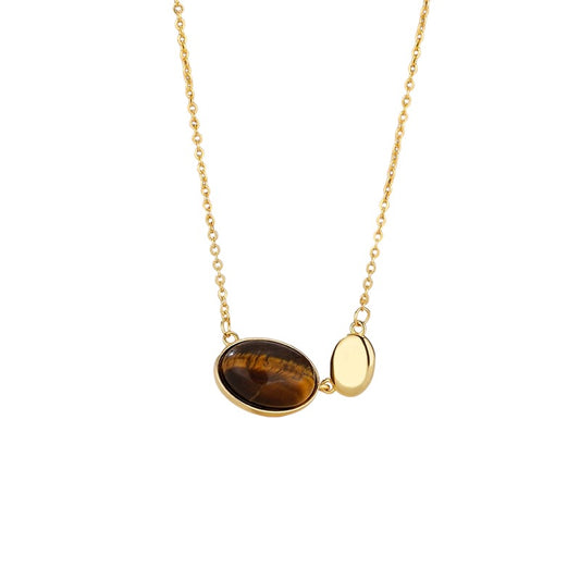 Tiger Eye Pendant Necklace